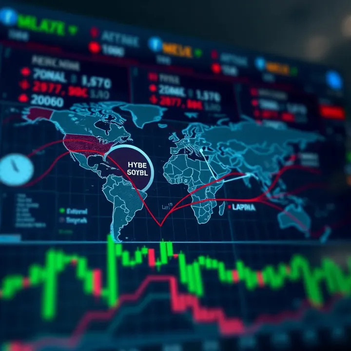 Visual representation of global Forex market sessions with highlighted active trading hours overlapping across major cities