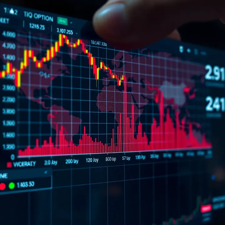 Graph showing market volatility during different international trading hours