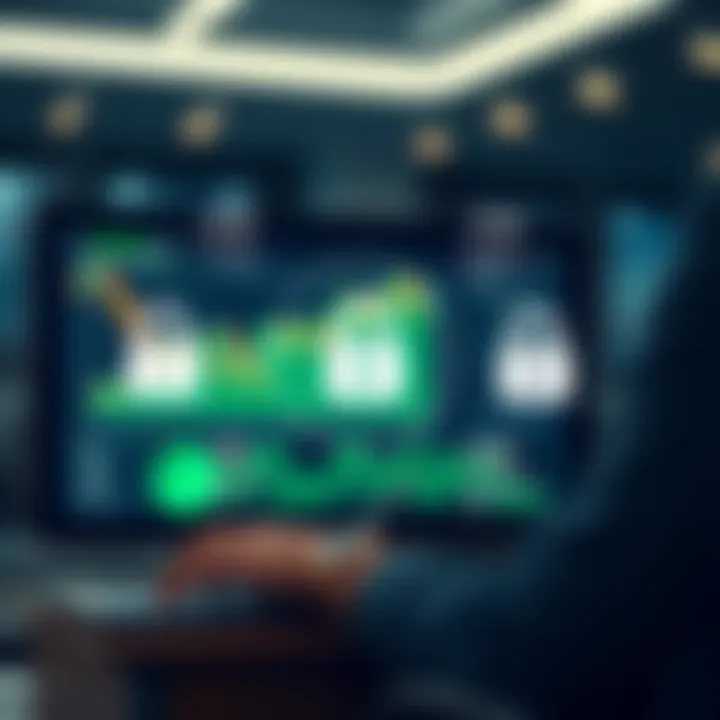 Illustration of trading strategy concepts and security features related to online options trading