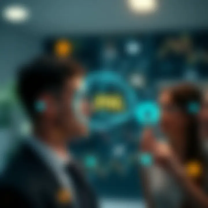 Abstract visualization of communication flow and personal development through Neurolinguistic Programming techniques