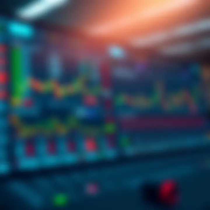 Dashboard showcasing various CFD trading assets and real-time market data on a digital platform