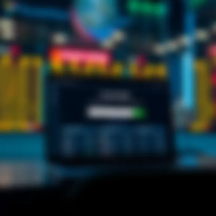 Illustration showing the Pocket Option trading platform interface with promotional code entry