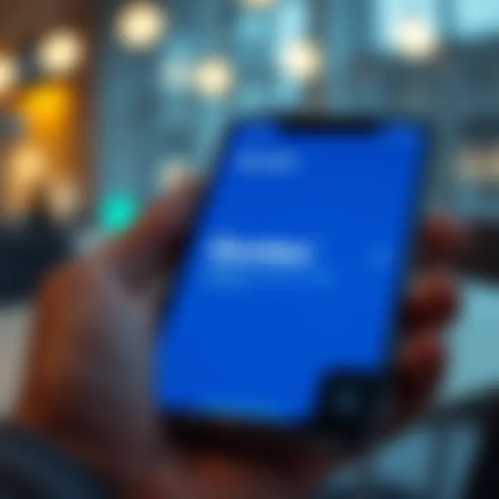 Smartphone screen showing Quotex app installation progress on a modern operating system