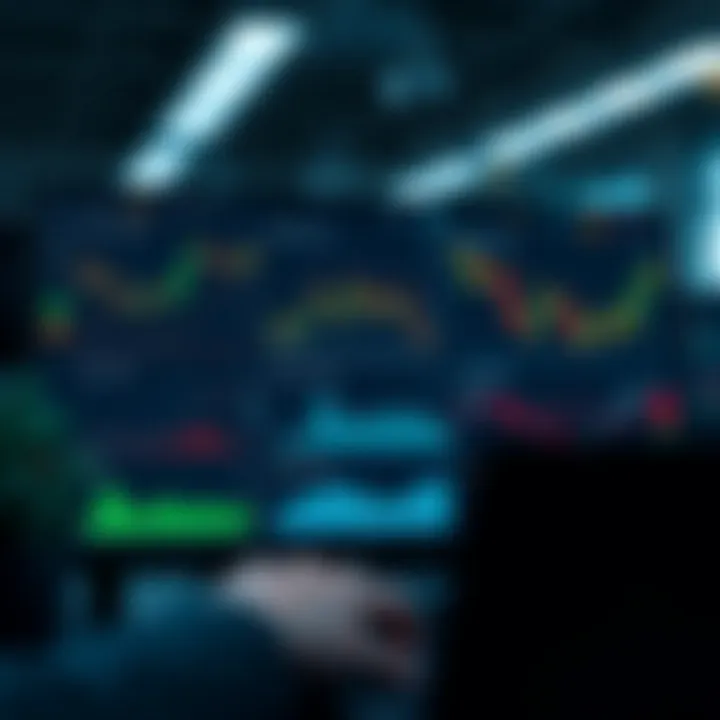 Dashboard interface showcasing Quotex Entra trading features and market charts