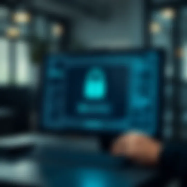 User interface showing secure login screen on Quotex platform