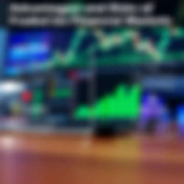 Visual representation of key benefits and risks involved in using API trading in financial markets