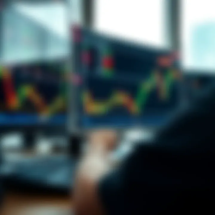 Conceptual illustration of forex trading strategies and risk management techniques