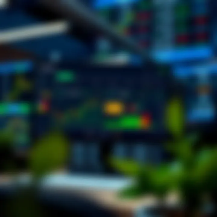 Illustration of virtual trading environment highlighting risk-free practice