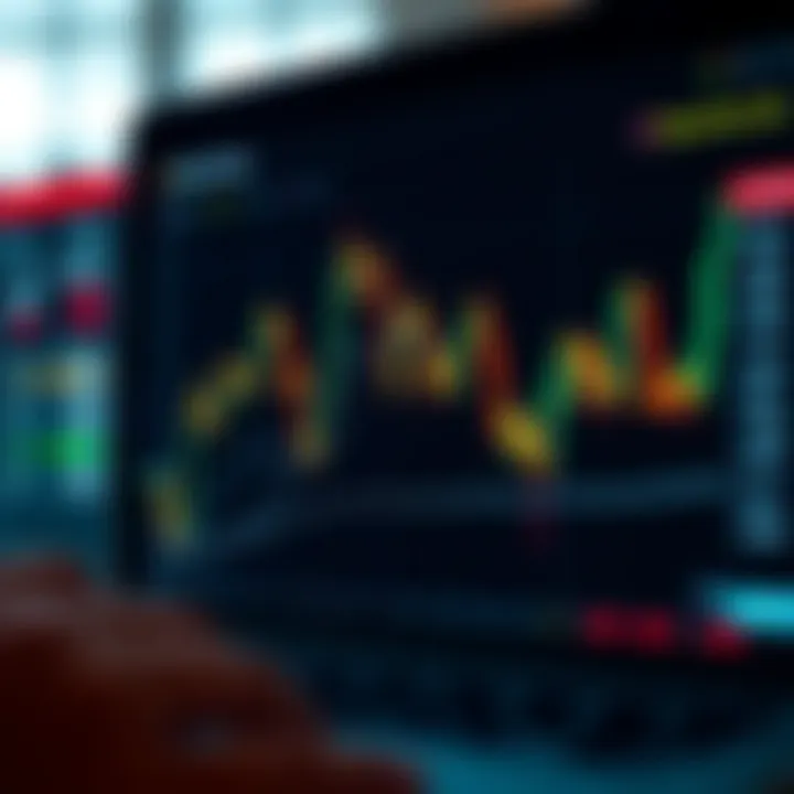 Graph illustrating potential benefits and risks of binary options trading