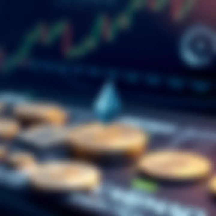 Illustration of factors influencing cryptocurrency valuation and market environment