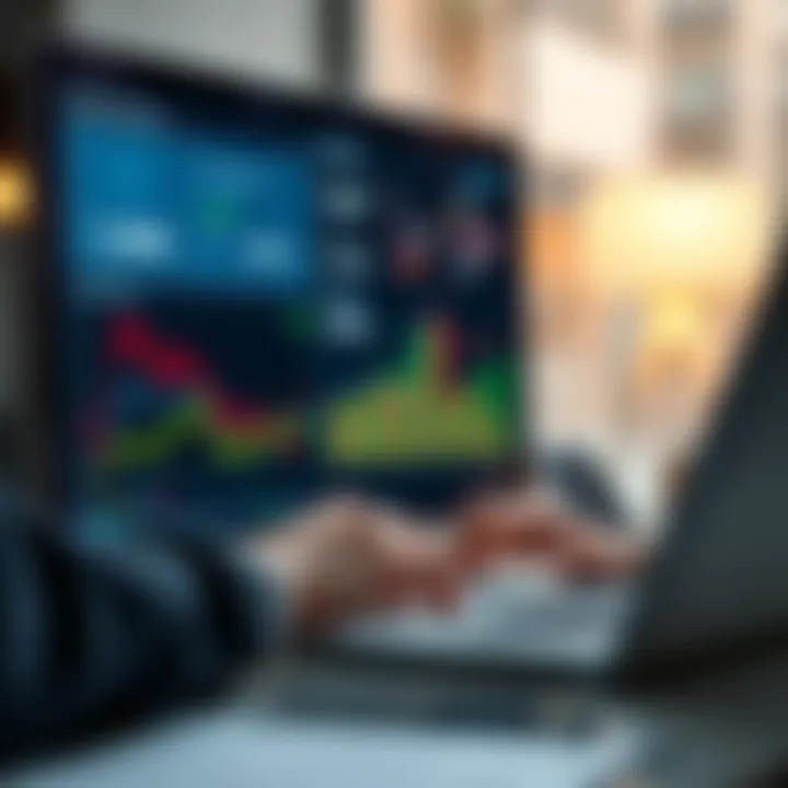 User interacting with an online demo platform interface for practical learning and experimentation