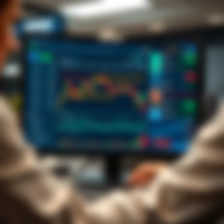 User interface of Deriv trading platform showing various charts and asset options