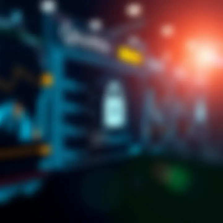 Secure digital environment indicating protection in online trading activities