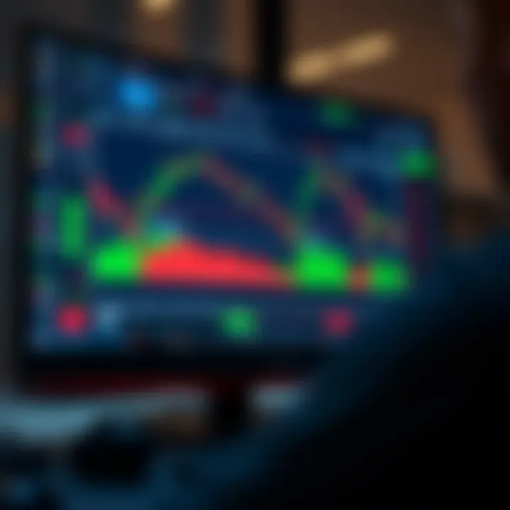Forex trading interface showcasing real-time market analysis and user settings
