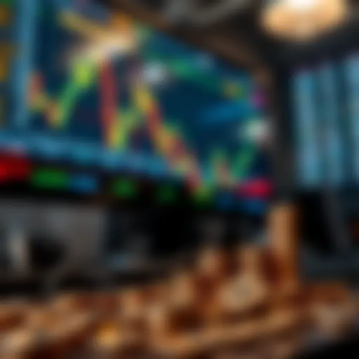 Conceptual representation of financial support for traders highlighting capital growth opportunities