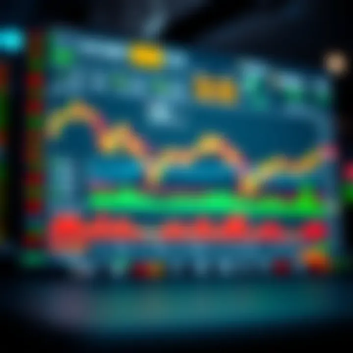 Interface displaying forex trading tools and market analysis indicators