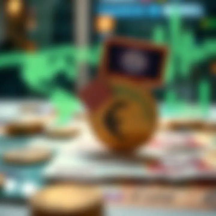 Visual representation of global political and economic factors affecting currency exchange rates