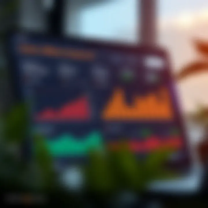 Dashboard showcasing affiliate earnings and performance metrics on Quotex platform