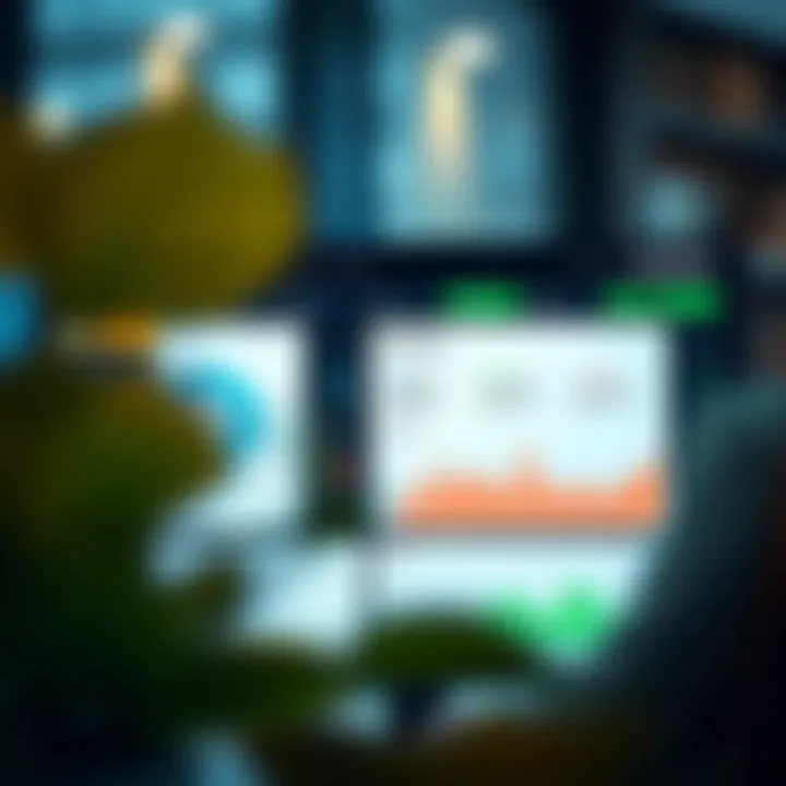 Interface of the Quotex platform showcasing the demo account dashboard with various trading options and charts