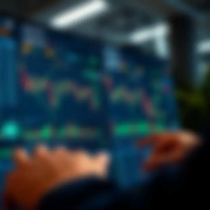 Overview of Quotex online trading platform interface showing charts and trading options