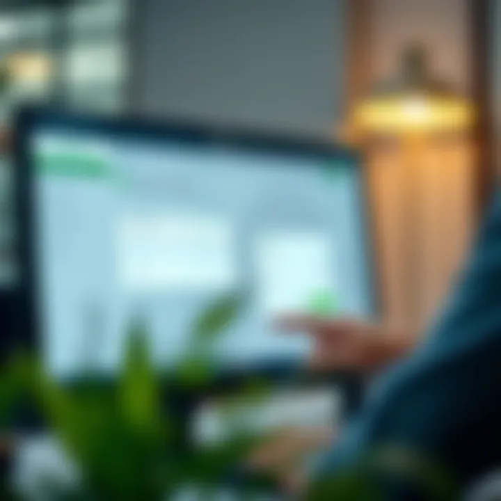 User logging into Quotex trading platform on a computer screen