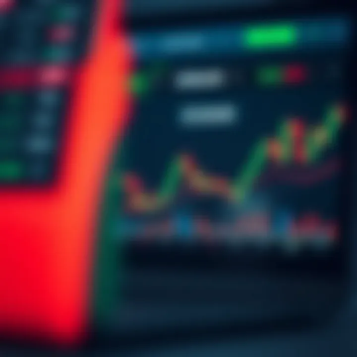 Interface displaying various financial instruments and trading options available on a digital platform