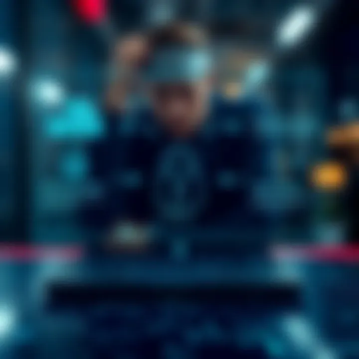 Graphic depicting online security measures to protect investments from scams