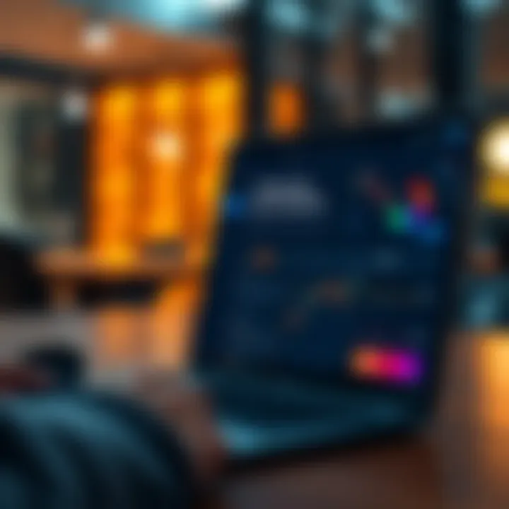 Detailed interface of Quortex platform showcasing key features and user dashboard