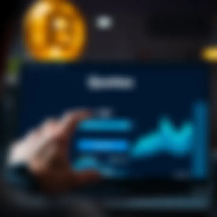 User entering login credentials on Quotex platform