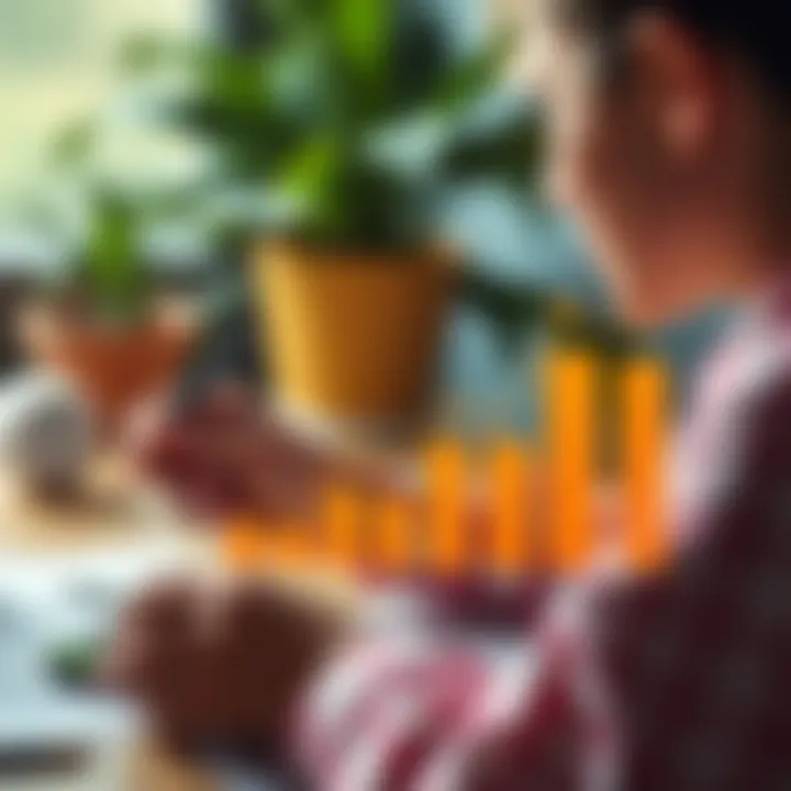 Graph illustrating growth in affiliate commissions and user engagement strategies for Quotex