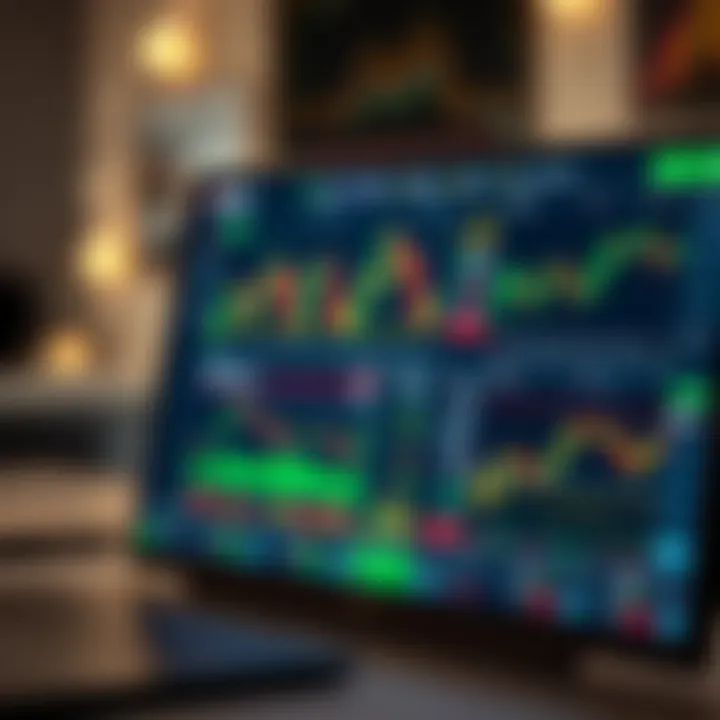 Screenshot of Quotex trading platform showcasing various financial assets and trading charts