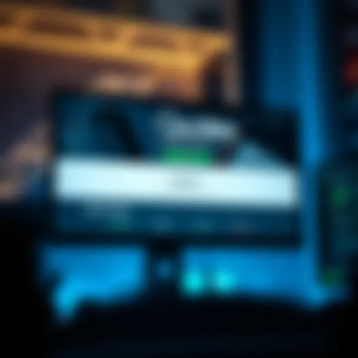 Computer screen displaying Quotex download page with clear interface elements