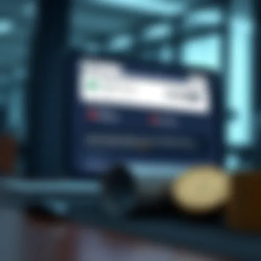 Understanding Payment Interruptions on Quotex Platform Illustration showing a digital investment platform with payment issues on screen