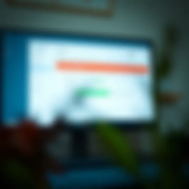 Download and installation progress of Quotex software on a desktop computer