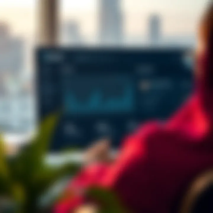 Dashboard showing main features and account options on Quotex platform