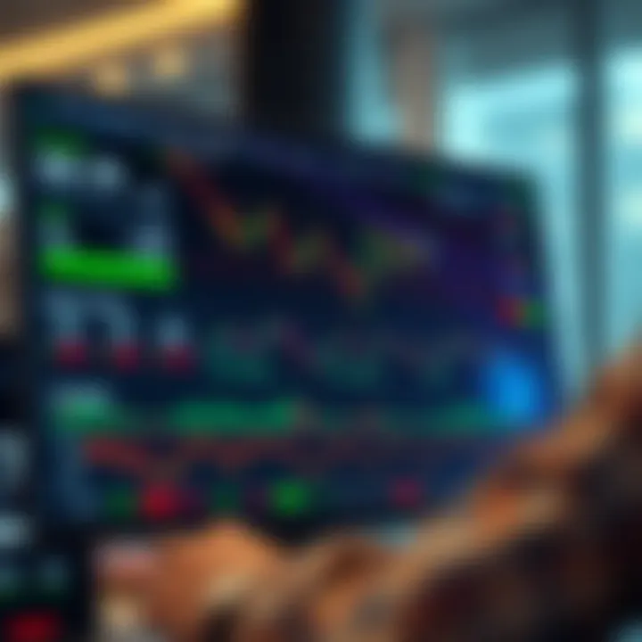 Overview of Quotex platform interface showing trading charts and options