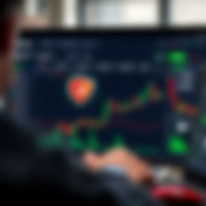 Secure platform dashboard emphasizing account protection and user safety features