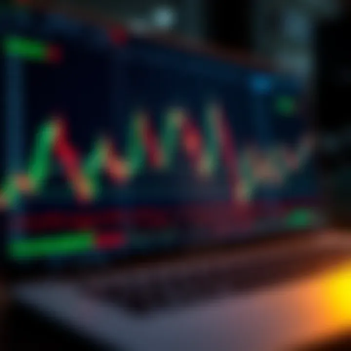 Graph illustrating trading strategies and market trends for effective Quotex Trader use