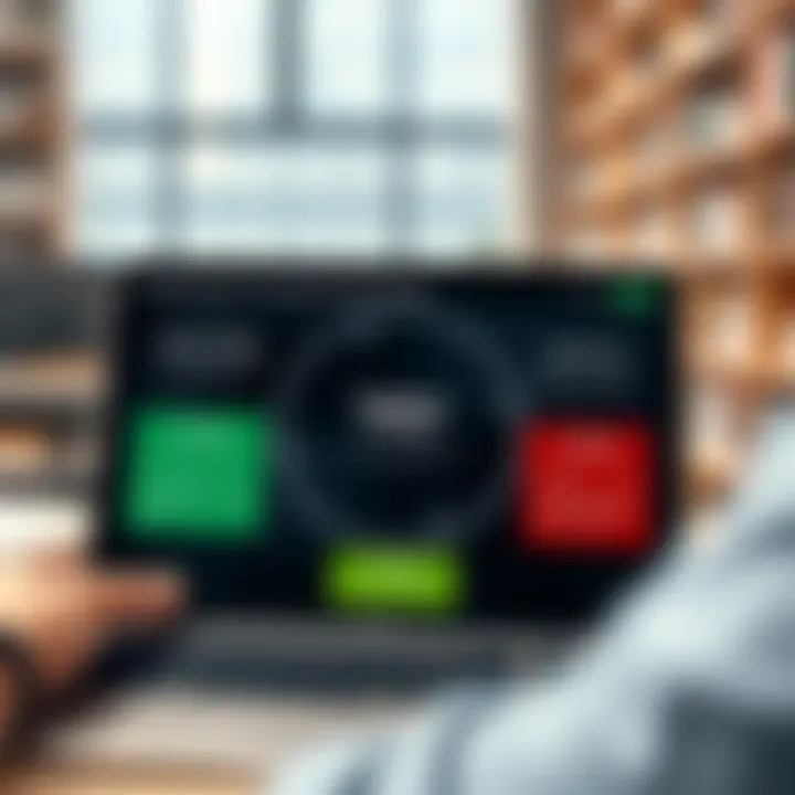 Diagram showing strategies for maximizing financial results using Quotox tools