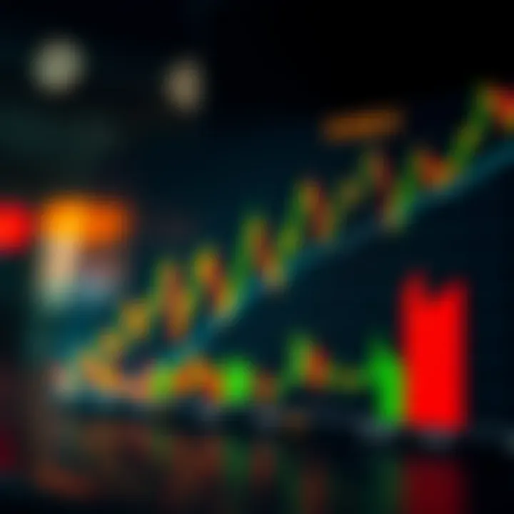 Graphical illustration depicting risk and reward dynamics in binary options and Forex markets