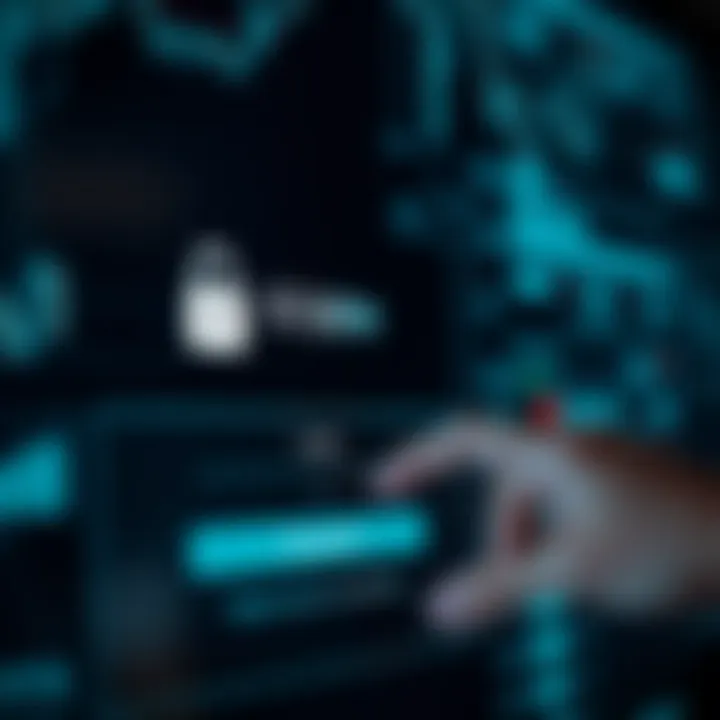 Secure login screen displaying encrypted connection for IQ Option platform