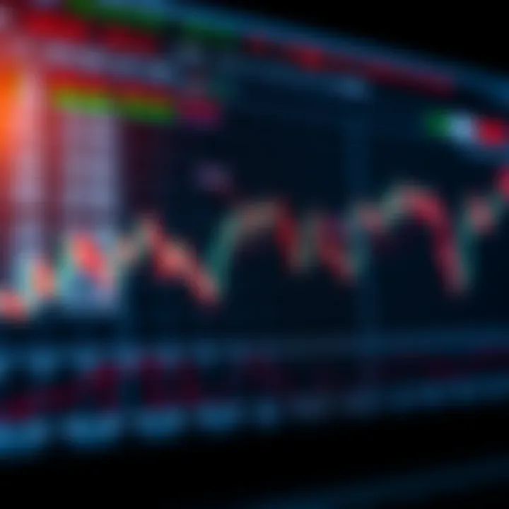 Graph illustrating the dynamics of binary options trading on a digital platform