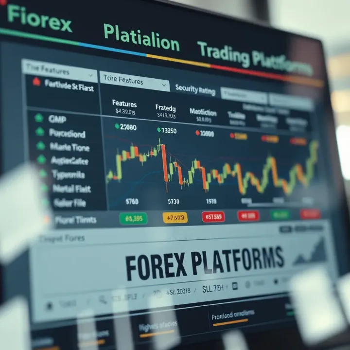 Comparative Analysis of Forex Trading Platforms Comparison chart showcasing different forex platforms with features and security ratings