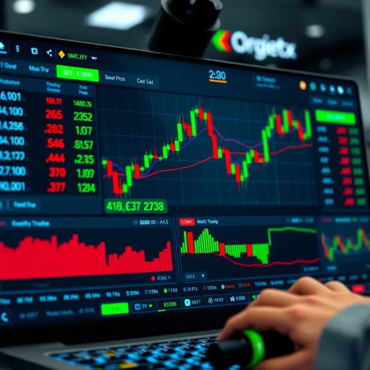 User interface of Quotex Pro showing digital trading options and market indicators