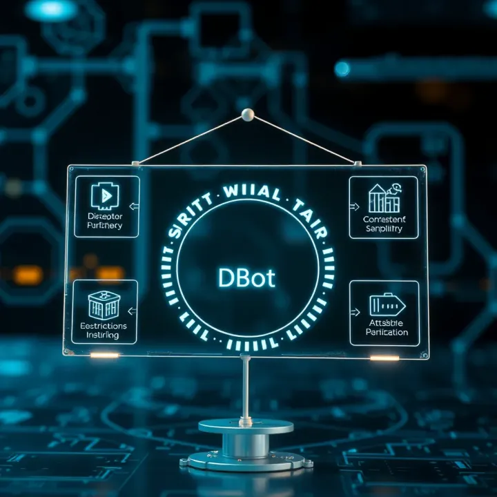 Diagram illustrating the architecture and operational flow of a dbot in a technological environment