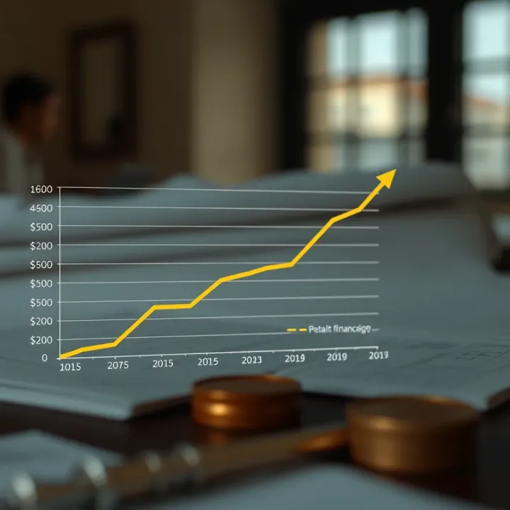 Graph illustrating positive change in personal finance habits influenced by cognitive techniques
