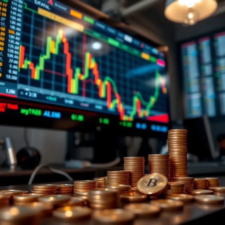Conceptual representation of financial support for traders highlighting capital growth opportunities