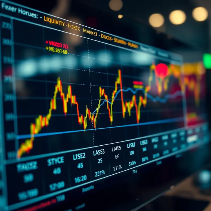 Graph showing liquidity and volatility peaks during different forex market hours in Brazil