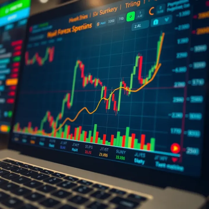 Chart illustrating currency volatility across different trading sessions for major Forex pairs