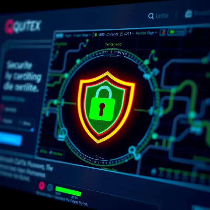 Secure login verification with shield icon representing data protection